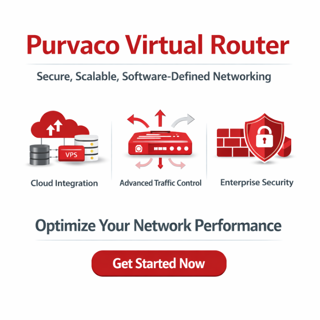 Virtual Router for Cloud & VPS Networking | Purvaco